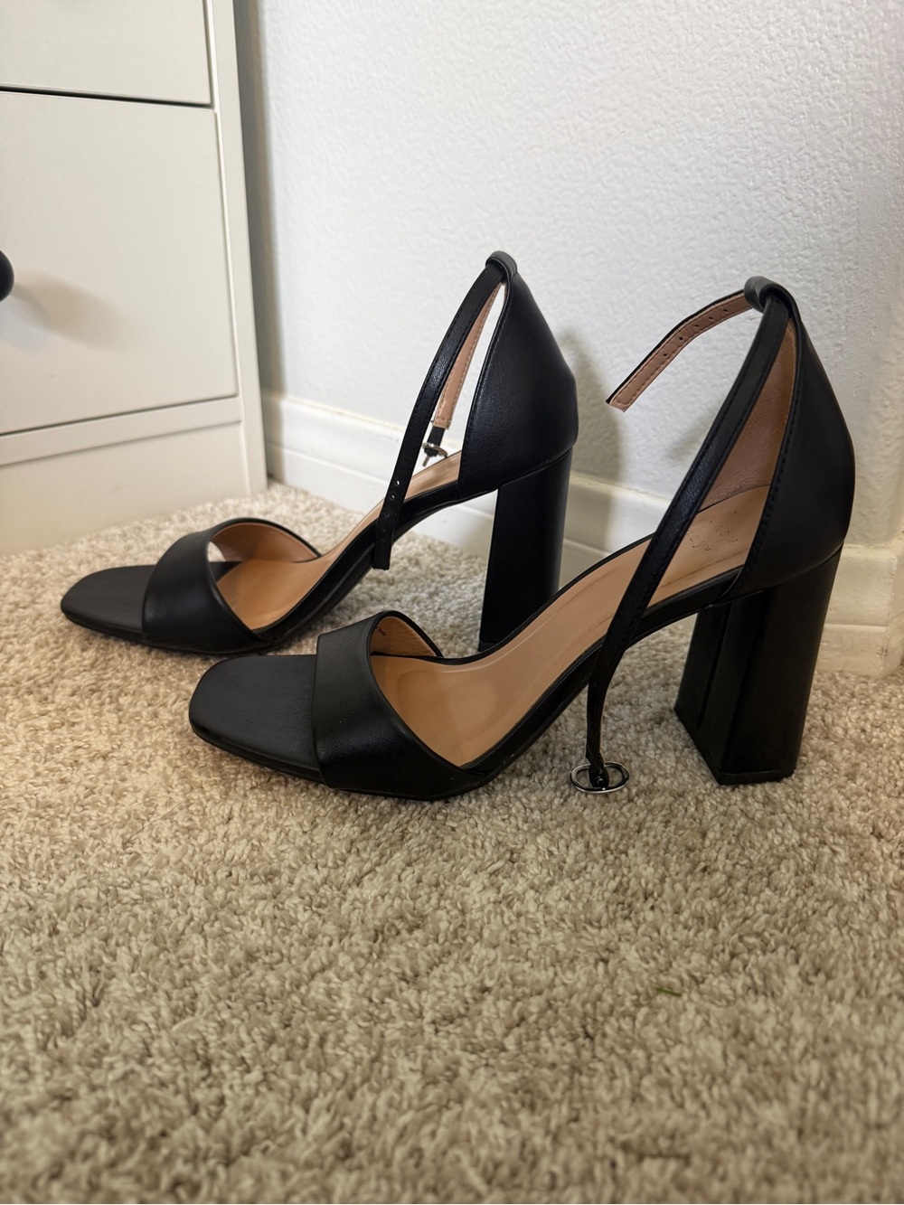 Black high heels